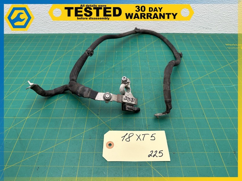 17-19 Cadillac XT5 NEGATIVE BATTERY TERMINAL CONNECTOR MINUS GROUND CABLE OEM