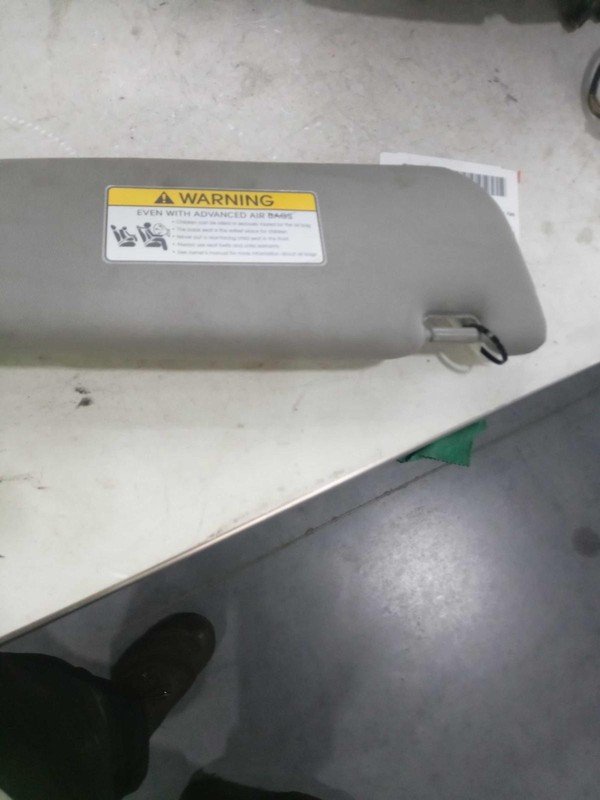 2015 KIA Optima Silver TAN Sun Visor OEM Used Part 469067 117K Mileage