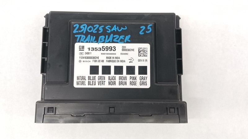 21-'25 CHEVROLET TRAILBLAZER Body Control module BCM OEM 1 Year Wnty!