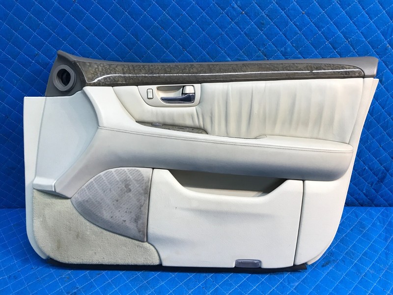 01-06 Lexus LS430 Front Right Passenger Interior Door Panel OEM Tan LH05