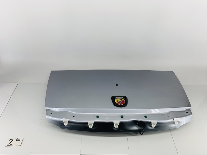 17-20 FIAT 124 SPIDER ABARTH REAR TRUNK DECK LID CHIARO SILVER METALLIC OEM