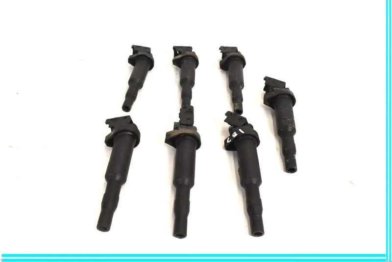 08-15 BMW 535i 750Li F01 F02 Engine Motor Ignition Coil Set of 7 8616153 OEM