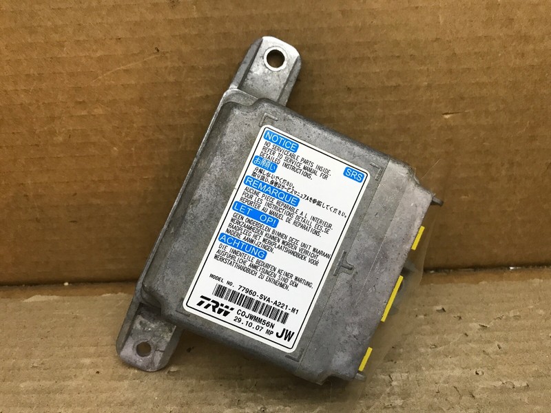 Honda Civic Coupe Air Bag Airbag Computer Control Module 77960-SVA-A221-M1