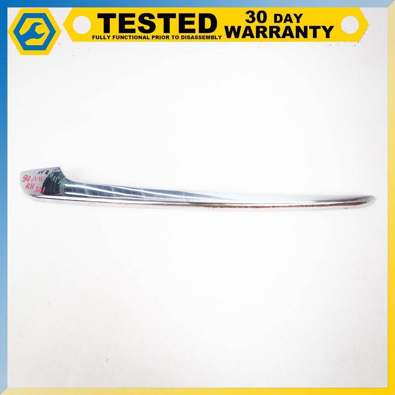 88-94 JAGUAR Vanden Plas REAR BUMPER RIGHT SIDE CORNER UPPER MOLDING TRIM OEM