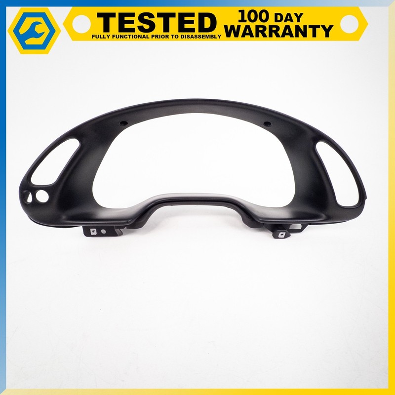 97-04 CHEVROLET CORVETTE C5 INSTRUMENT CLUSTER BEZEL TRIM BLACK OEM