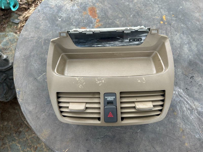 10-13 ACURA MDX OEM UPPER VENT TRIM BEZEL W/ INFO CLOCK SCREEN DISPLAY