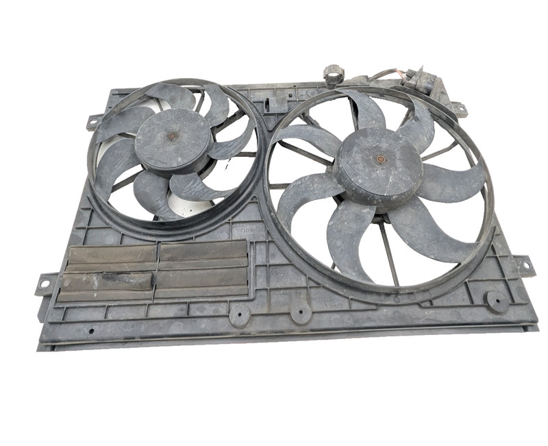 06-13 Audi A3 3.2L Engine Radiator Dual Cooling Fan Motor Assembly Oem