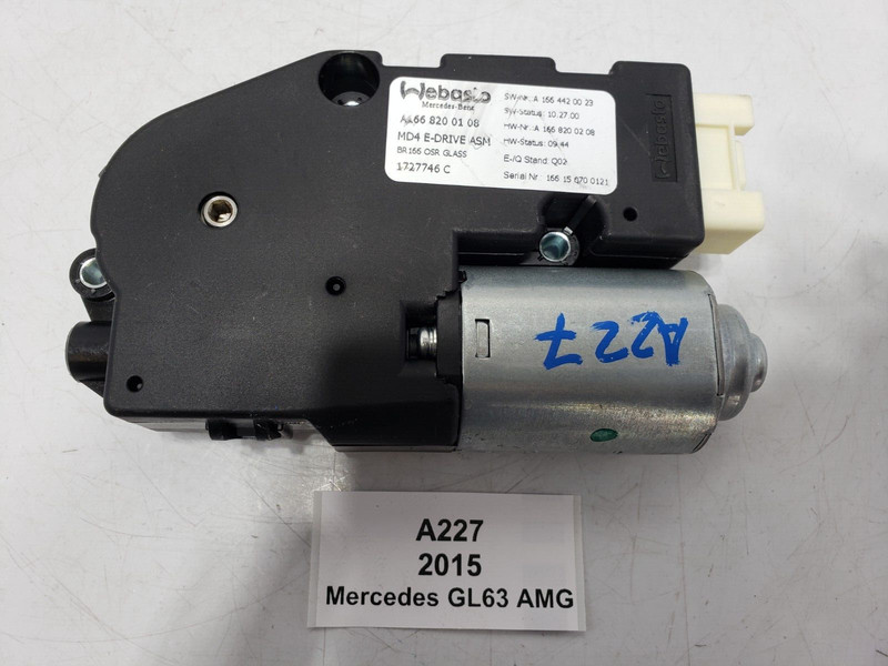 ✅ 2012-2016 OEM Mercedes X166 GL63 AMG Power Sunroof Sun Roof Window Glass Motor