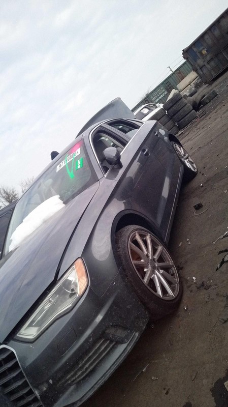 2015 Audi A3 Used Rear Right Door Glass Grey OEM 520644 100K Miles