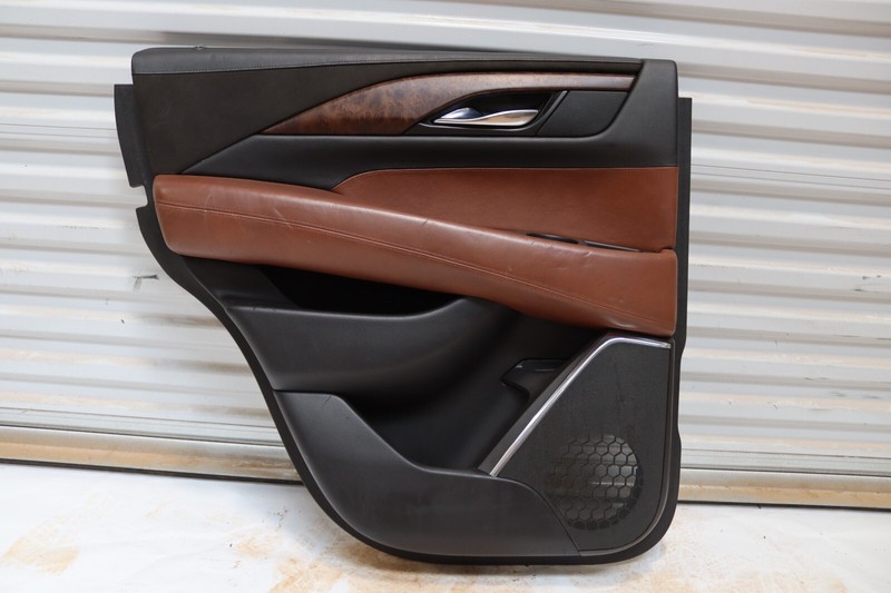 2015 CADILLAC ESCALADE REAR LEFT SIDE DOOR PANEL TRIM COVER OEM