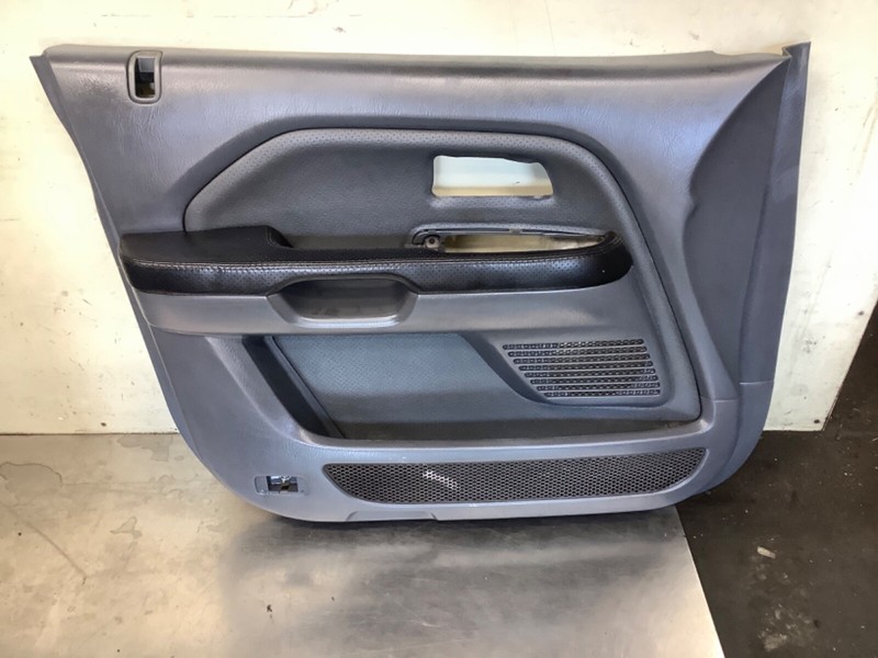 03-05 Pilot Left driver side front door trim, panel Gray with leather used OEM
