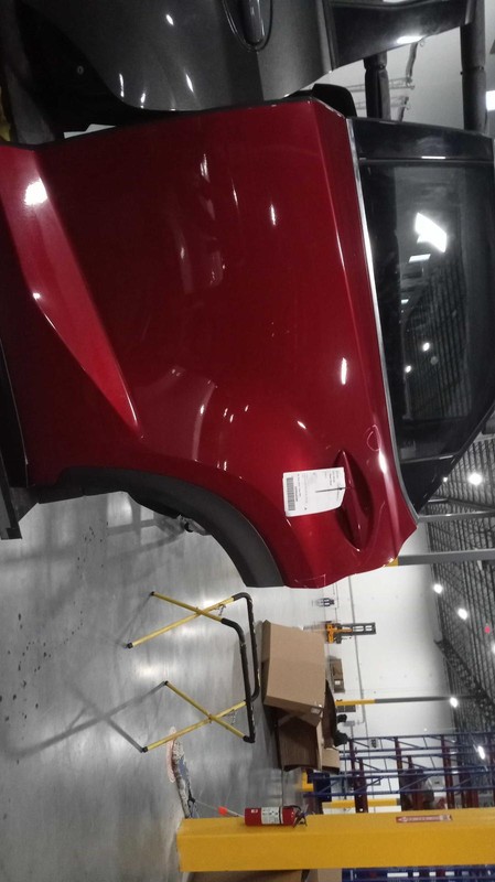 2021 LEXUS NX300 Rear Left Door Red 737020 Used 36K Miles OEM Replacement