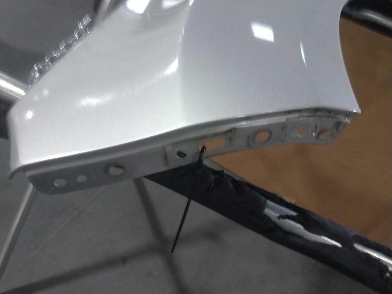 2019 Ford EcoSport Left Fender Silver 652898 Used 92K Miles OEM Replacement