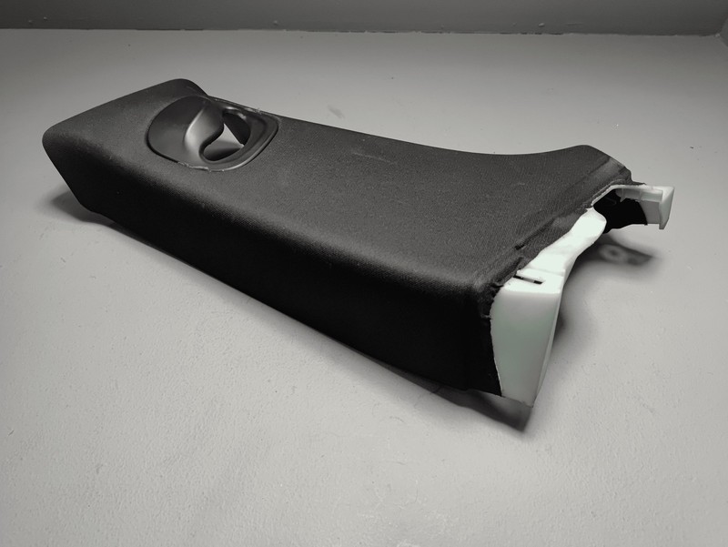 2017-2020 TESLA MODEL S DRIVER SIDE B PILLAR UPPER BLACK TRIM COVER PANEL OEM