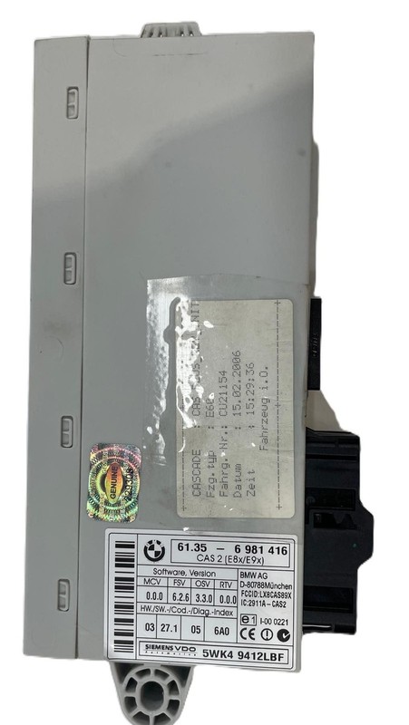 2006-2007 BMW 530i Anti-Theft Locking Keyless Ingition Control Module OEM