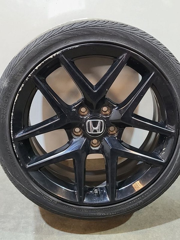 Wheel 18x8 Alloy 5 V Spoke Without Si Logo Fits 22-25 CIVIC 588570