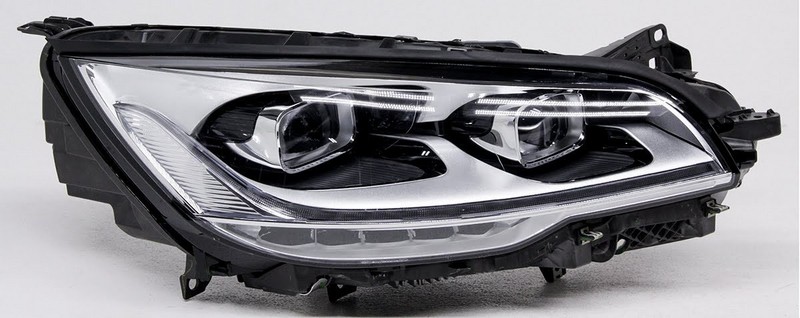 OEM Lincoln Aviator Right Passenger Side LED Headlamp Moisture Spots