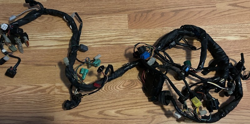 2005 Suzuki AN650 Burgman AN 650 Scooter Electrical Wire Harness Main Loom Plug