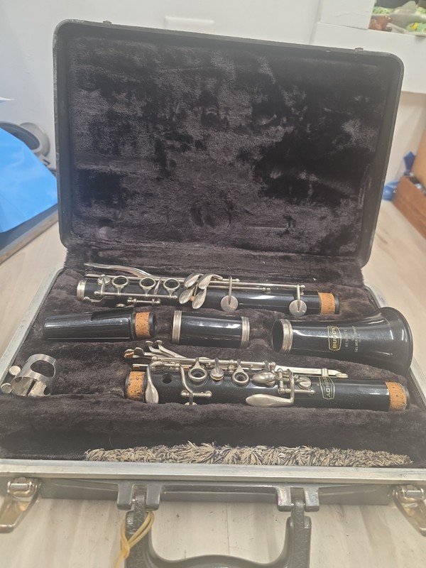 Vintage Bundy Selmer Resonite Clarinet w/ Hard Case Untested
