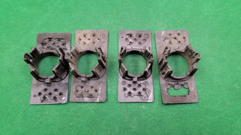 2018 - 2020 VOLKSWAGEN TIGUAN Rear Bumper Parking Sensor Holder Brackets OEM