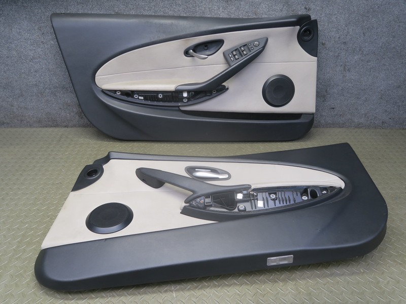 2006-2007 BMW E63 E64 M6 LEFT & RIGHT DOOR INTERIOR TRIM COVER PANEL SET OF 2