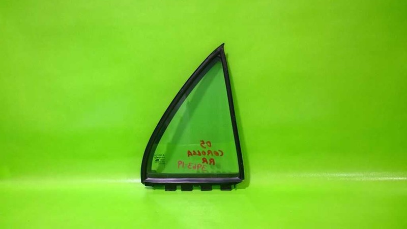04 05 06 07 08 COROLLA PASSENGER RIGHT REAR VENT GLASS OEM 3963-19