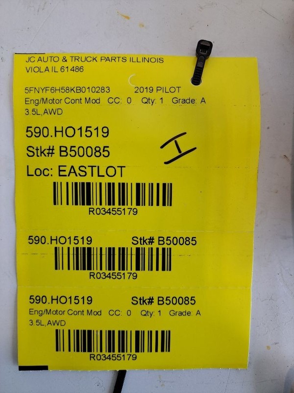 Engine ECM Electronic Control Module Engine Controller AWD Fits 19 PILOT 3455179