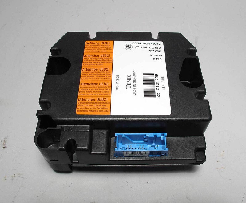 BMW E36 3-Series Convertible Rollover Sensor Module 1998-1999 USED OEM 8372870