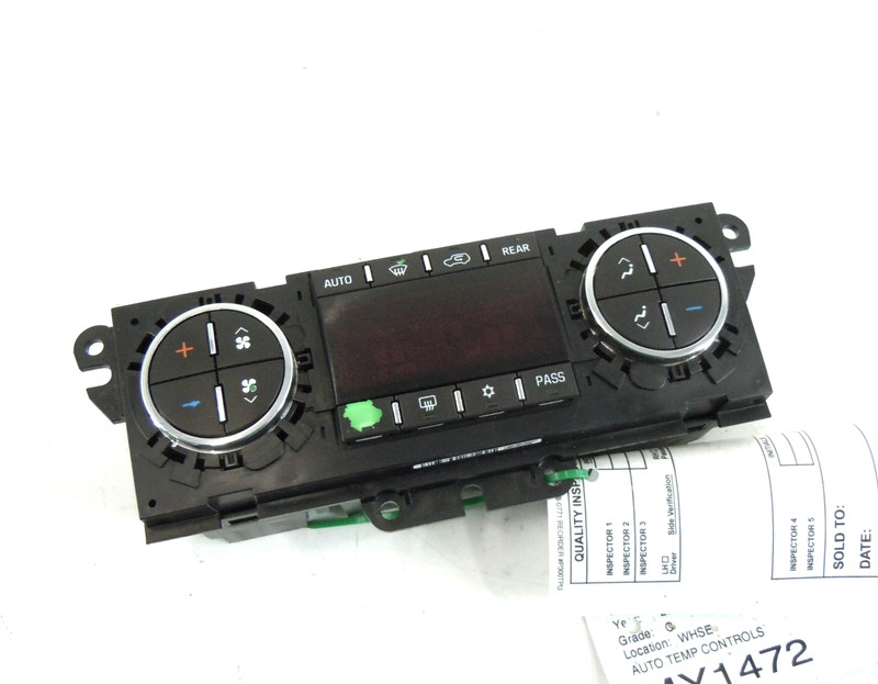 2007-2012 GMC Acadia Front Automatic A/C Heat Climate Temperature Control OEM