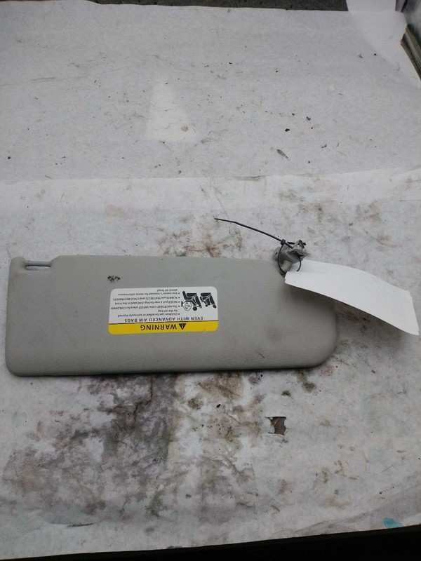 2014 Volkswagen Jetta Sun Visor Grey 4DR Sedan OEM Used Part 434480