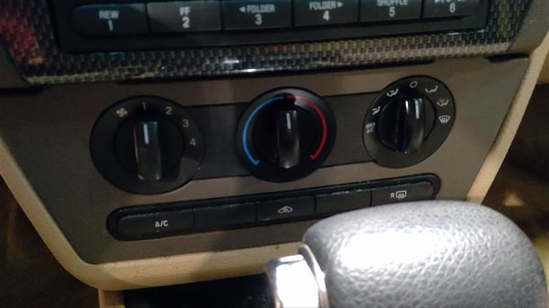 Temperature Control AC Main Manual Control Fits 06-09 FUSION 3239280