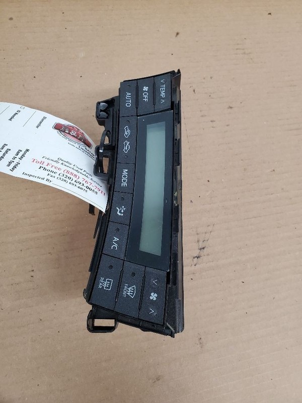 Temperature Control Without LED Headlamps Fits 10-11 PRIUS 294051