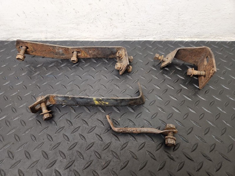 63-67 Chevrolet Corvette C2 Rear Right Passenger Bumper Bracket Set 4PC OEM