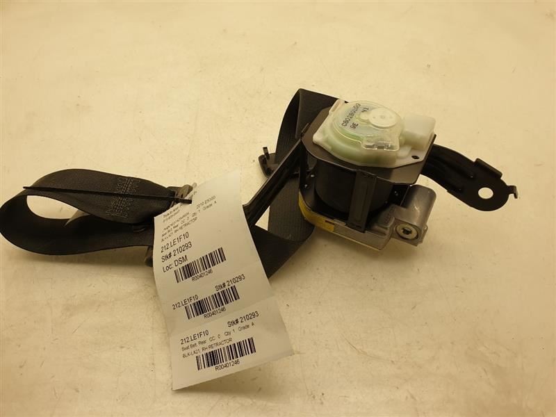 09 10 11 Lexus ES350 Passenger Right Rear Seat Belt BLK LA21