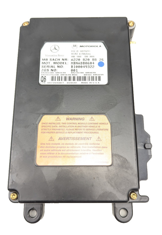 00-06 Mercedes ML55 AMG CL600 S430 Voice Phone Communication Controller Module