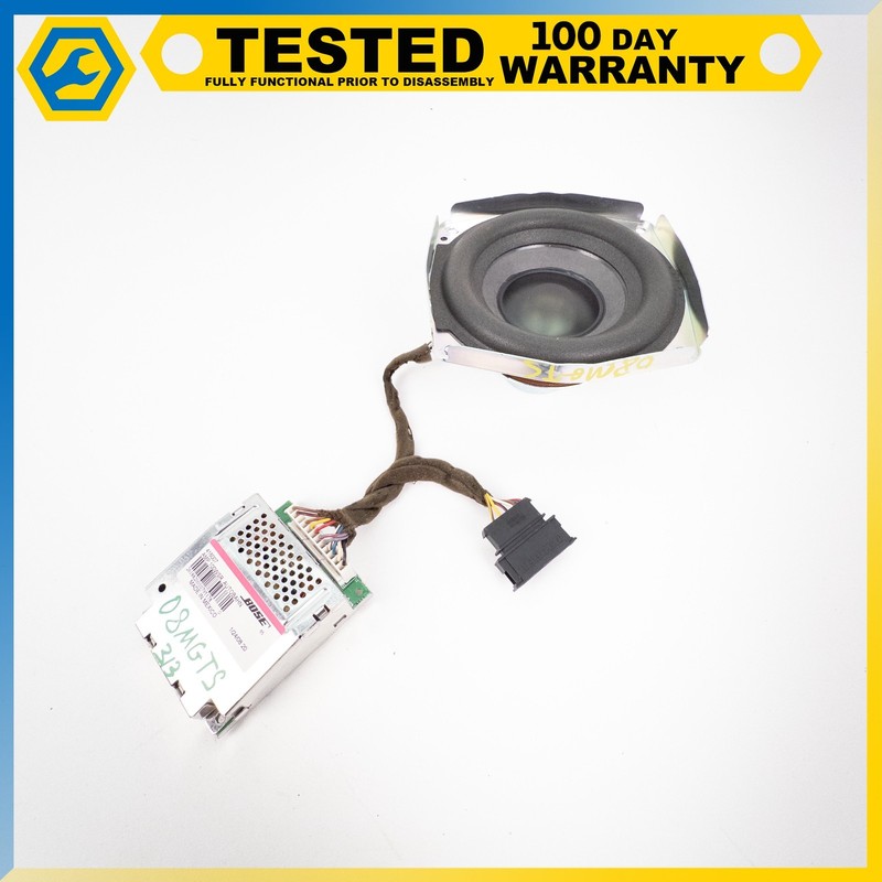 08-18 MASERATI GRANTURISMO FRONT SUBWOOFER SUB WOOFER SPEAKER W/ AMPLIFIER OEM