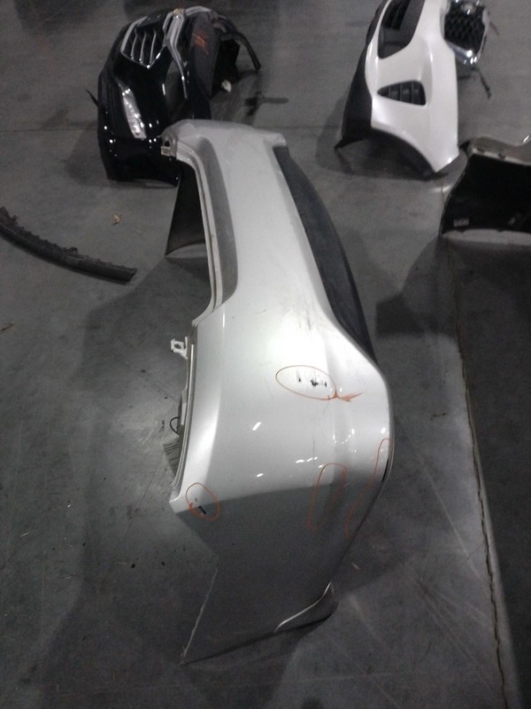 2016 Nissan Versa OEM Silver Bumper Assembly - Used, 90k Miles, Warranty