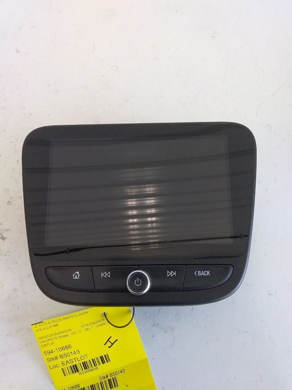 2018 Chevy Equinox 8" Display Screen and Control Panel