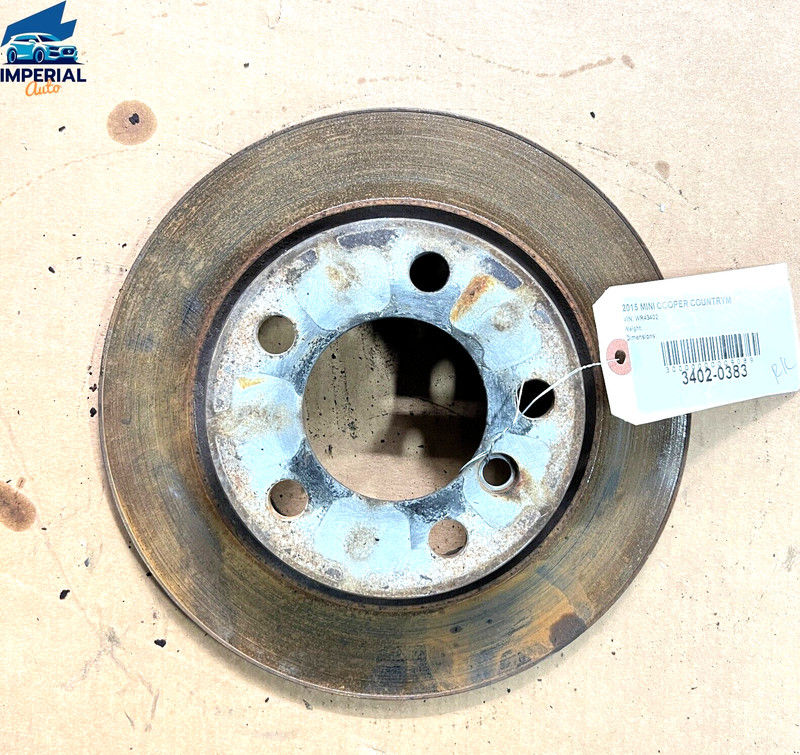 MINI COOPER COUNTRYMAN Rear Left Passenger Side Brake Rotor Disk 2011-2016 OEM