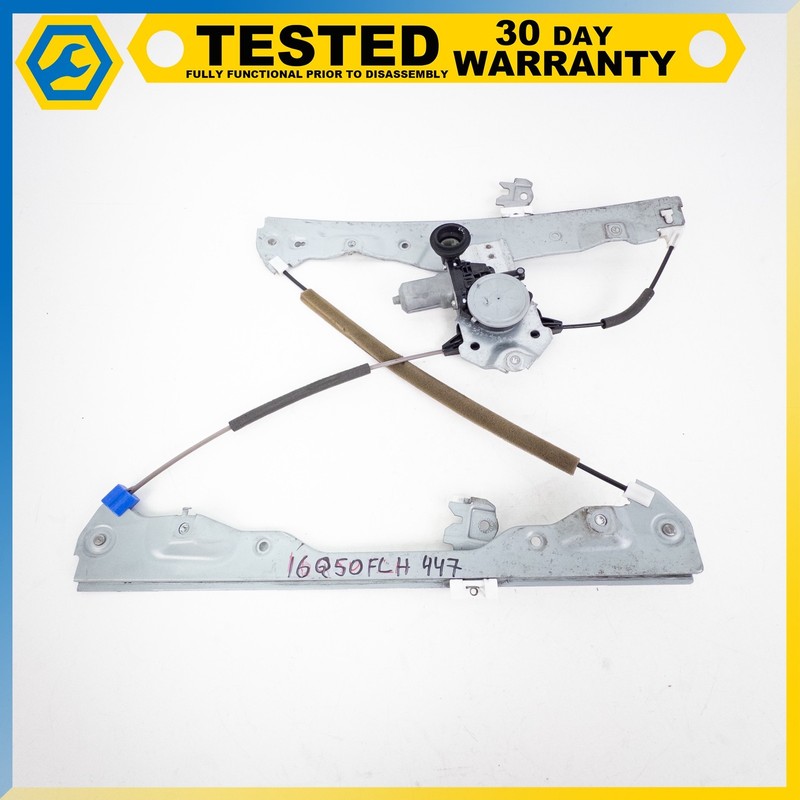 14-24 INFINITI Q50 FRONT LEFT DRIVER SIDE DOOR WINDOW REGULATOR W/ MOTOR OEM