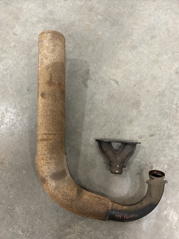 Vintage Snowmobile 1979 Arctic Cat Pantera 5000 Muffler Exhaust Y Pipe