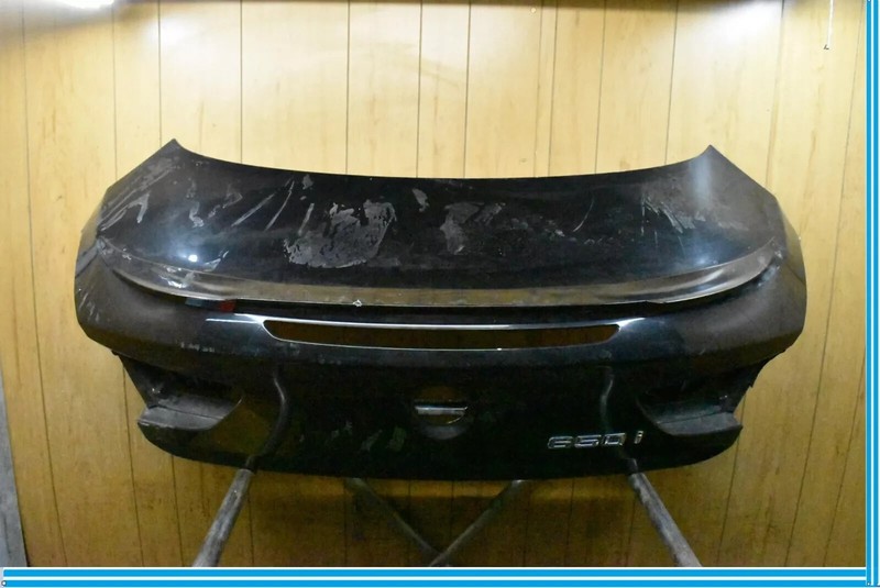 12-17 BMW 6-Series M6 650i 640i Coupe Rear Trunk Lid Panel Assembly Black OEM