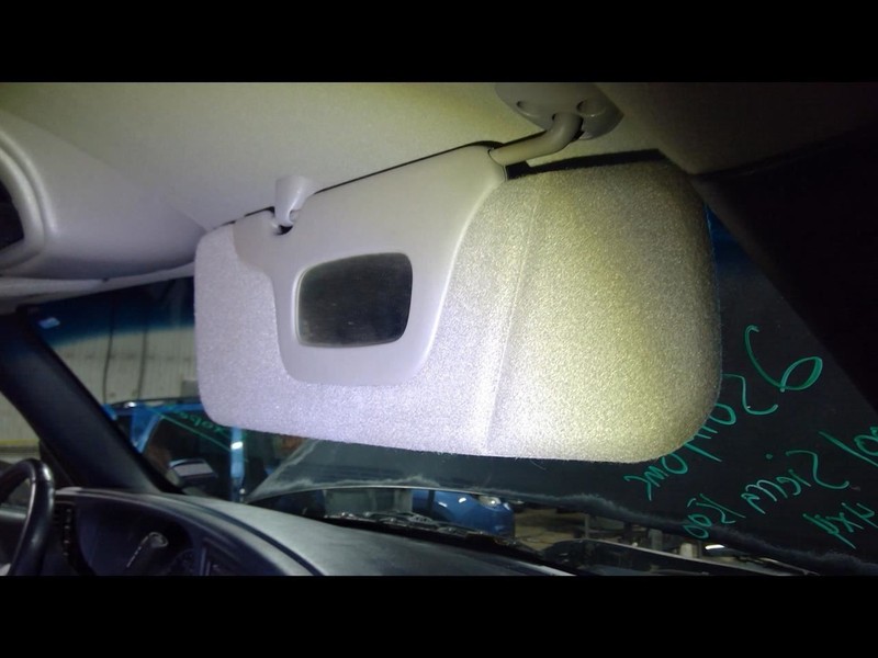 Passenger Right Sun Visor Fits 00-02 SIERRA 1500 PICKUP 1562138