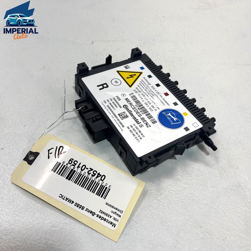 10-13 MERCEDES S550 W221 Front Passenger Seat Dynamic Lumbar Control Module OEM