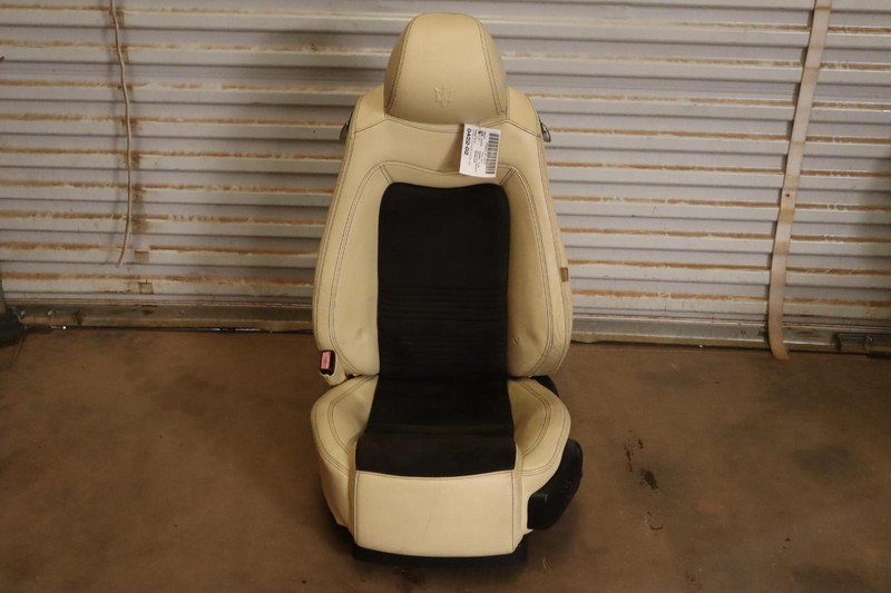 2008-2012 MASERATI GRANTURISMO S FRONT LEFT DRIVER SIDE SEAT TAN COMPLETE OEM