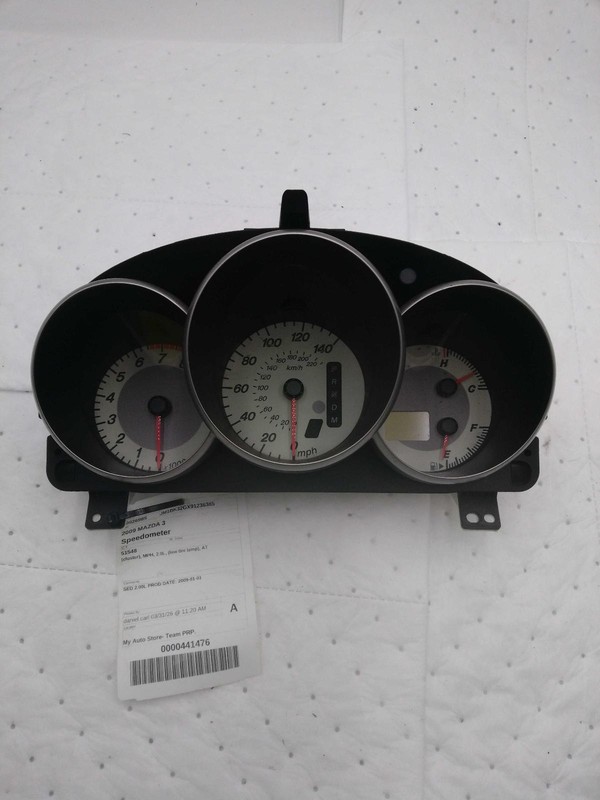 2009 MAZDA 3 Speedometer Gauge OEM Black 150k Miles - NJ25-26985-684570