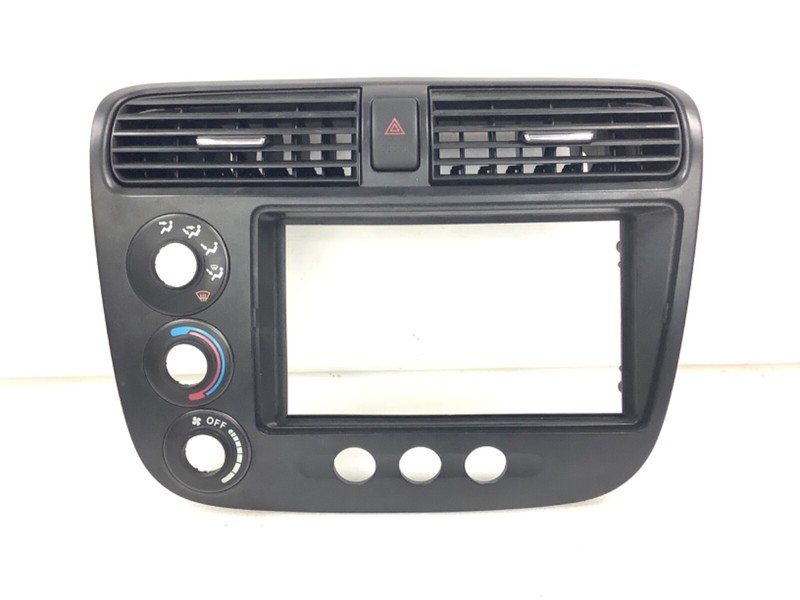 03-05 Civic LX EX Radio Vent Frame Dash Bezel Finish Assy Center Panel Used OEM