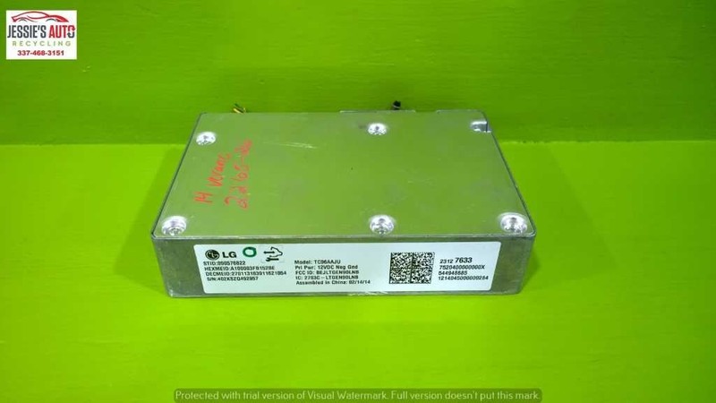 14 BUICK VERANO 2.4L AT SEDAN ONSTAR COMMUNICATION MODULE OEM 2265-26