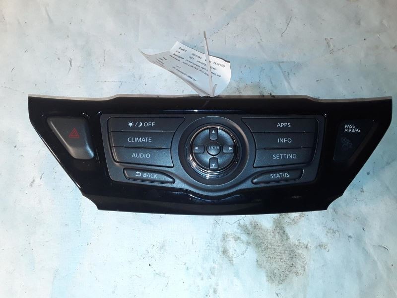 INFO CONTROLS WITH TEMPERATURE CLIMATE CONTROL UNIT 17-19 NISSAN PATHFINDER 9401