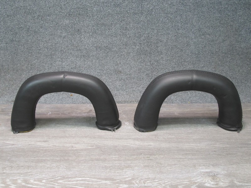 2004-2008 CADILLAC XLR REAR RIGHT & LEFT SIDE ROLL BAR TRIM COVER BLACK SET